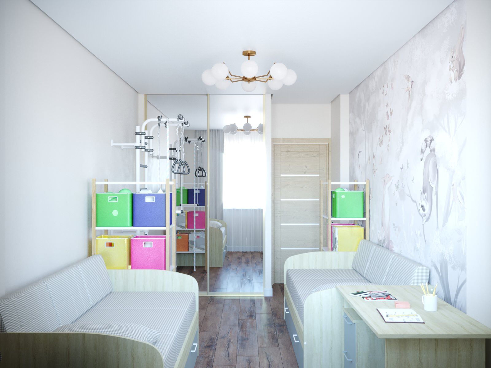 Дизайн-проект трехкомнатной квартиры.