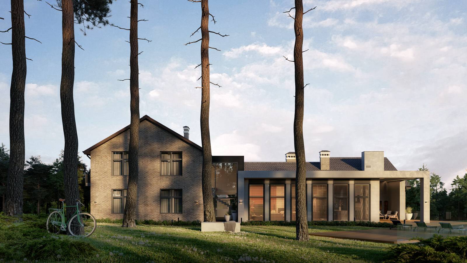 Архитектурный проект частного дома под Киевом