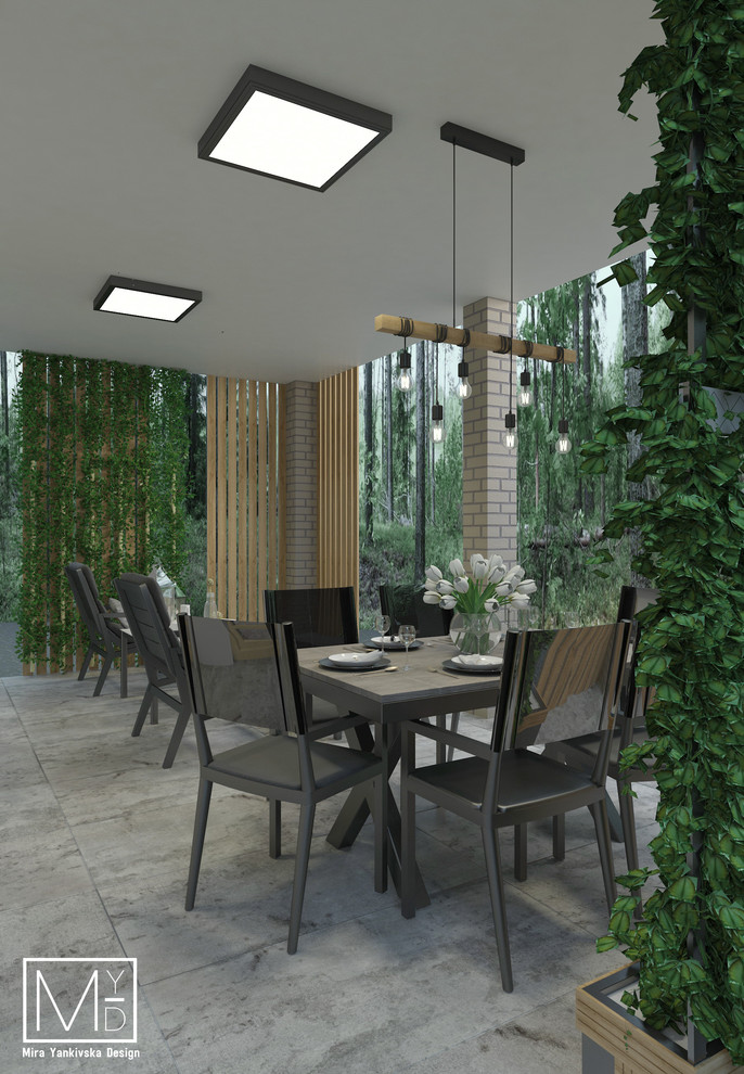 FOREST HOUSE дизайн террасы