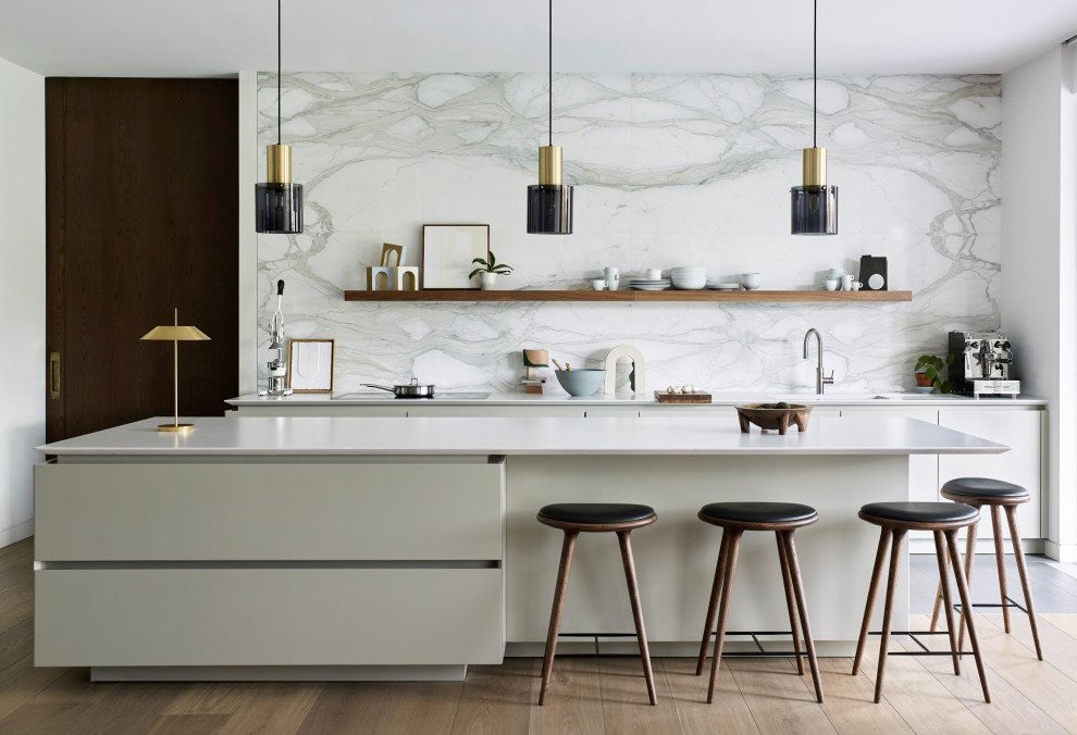 Modern kitchen in London.