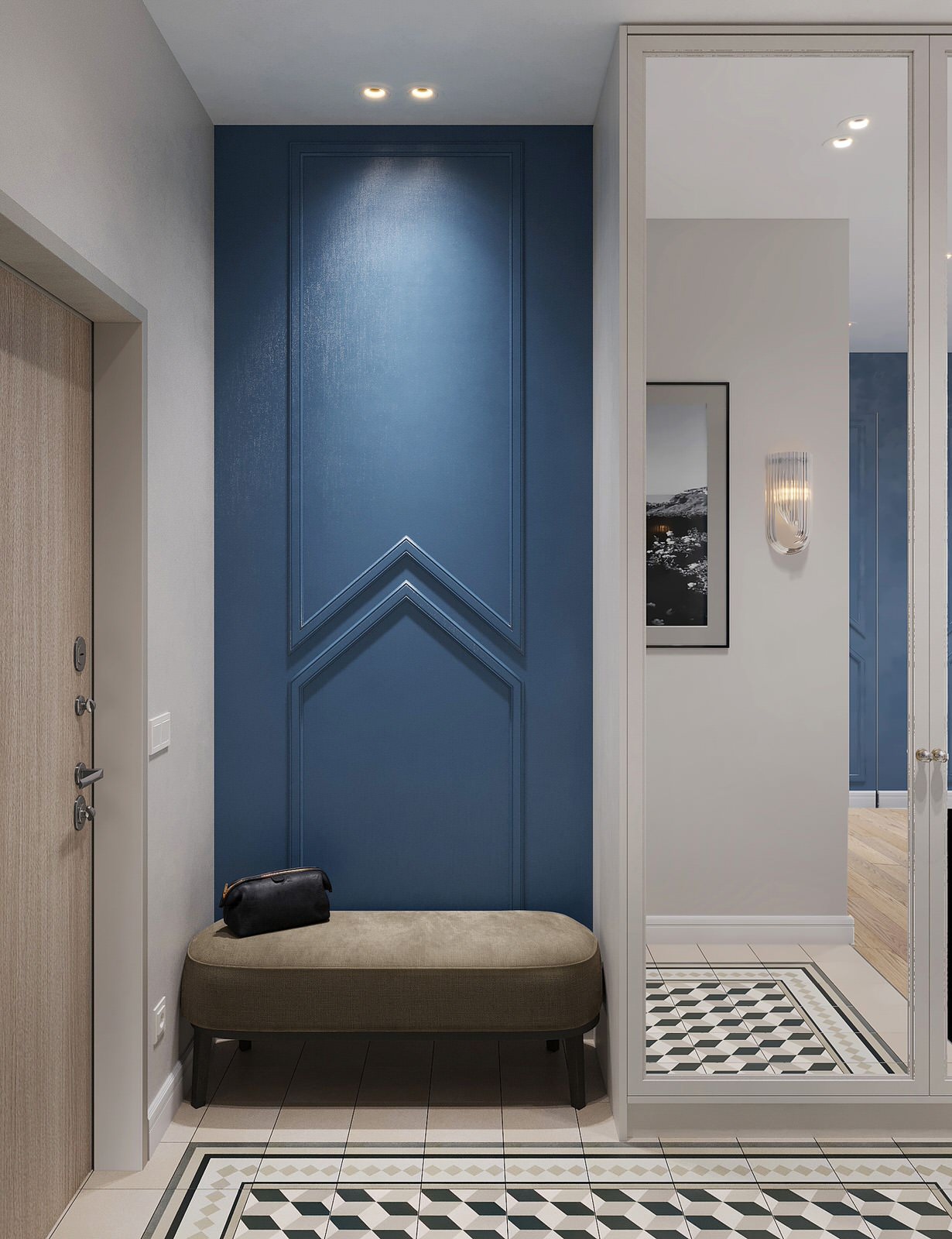 СВЕТЛЫЙ ИНТЕРЬЕР В ЖК ДОНСКОЙ ОЛИМП