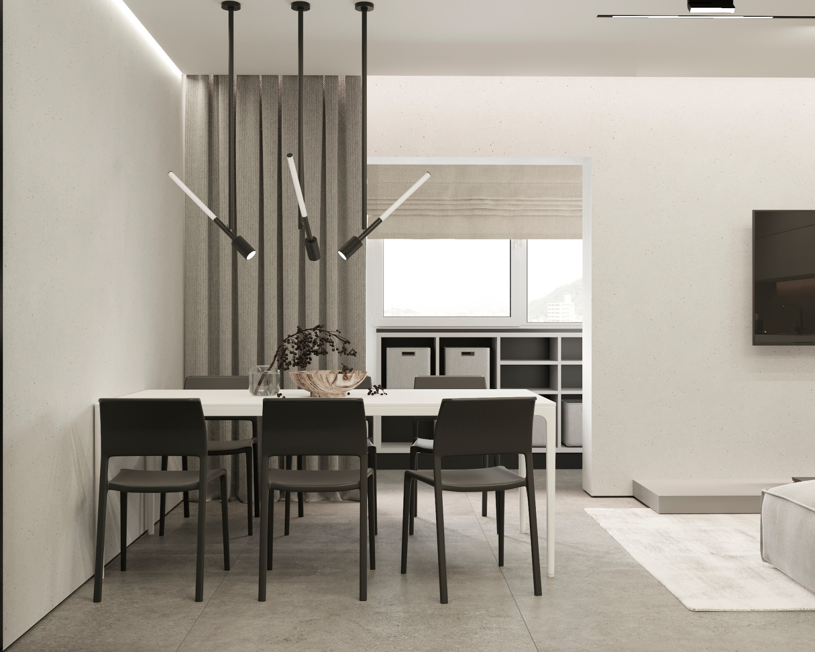 "Роза пустыни" Гостиная и кухня