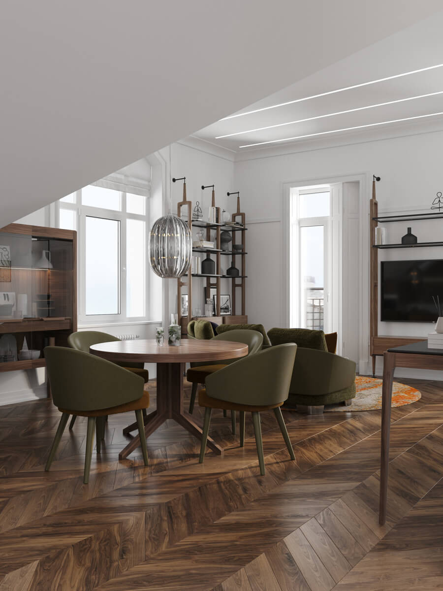 Квартира в мансарде