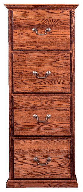 Traditional 4 Drawer File Cabinet Traditional Filing Cabinets