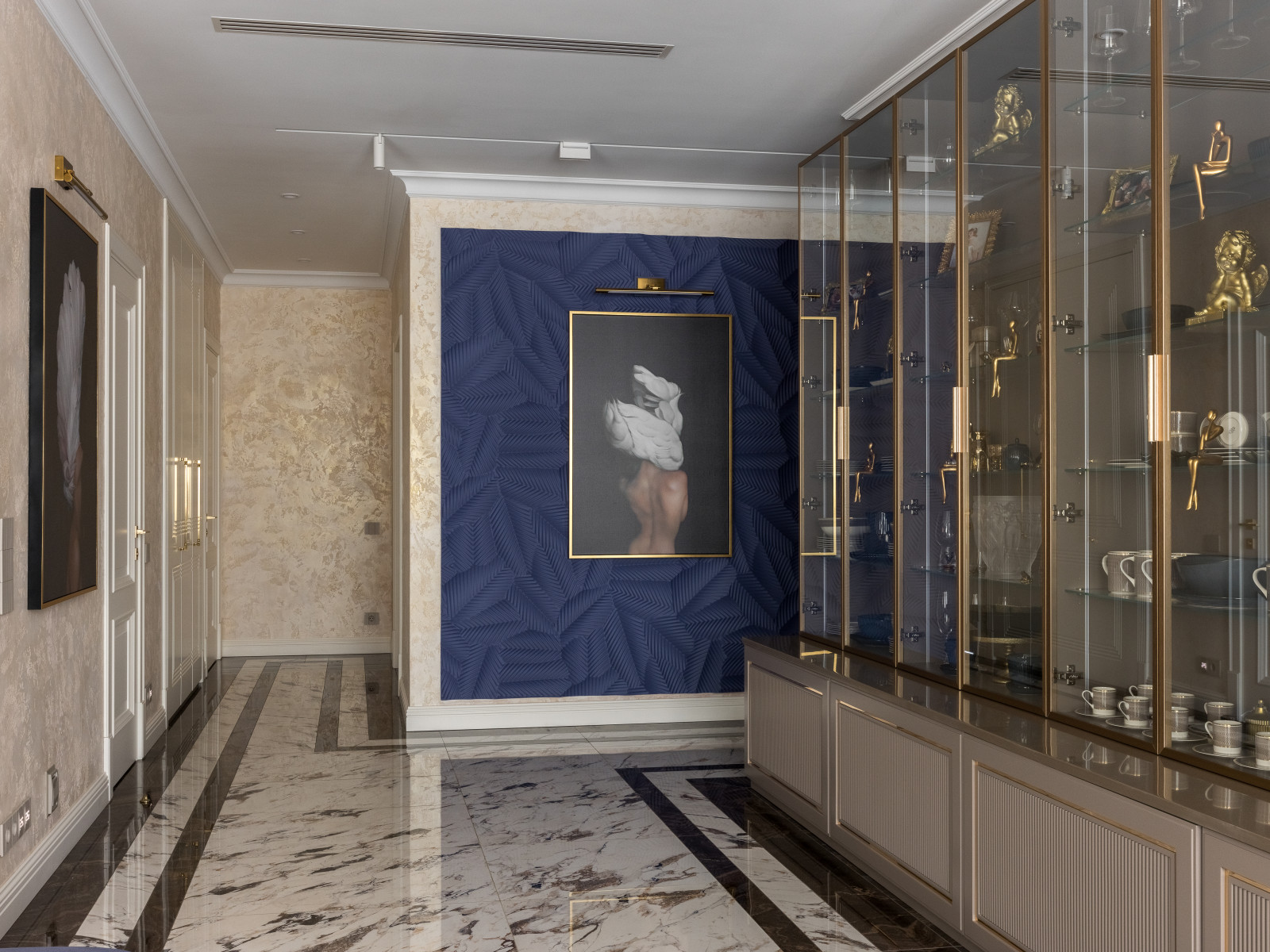 Статусный интерьер в ЖК Сити парк (фото)