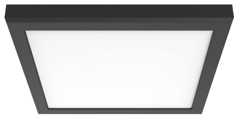 Blink Flush Mount, Black Modern Flushmount Ceiling Lighting by