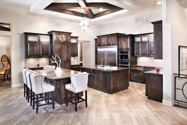 This is an example of a kitchen in Omaha.