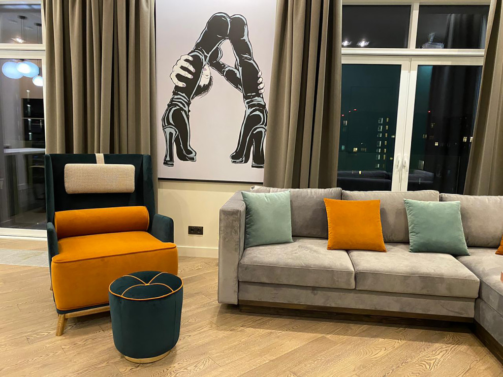 Интерьер с мужским характером. Фото