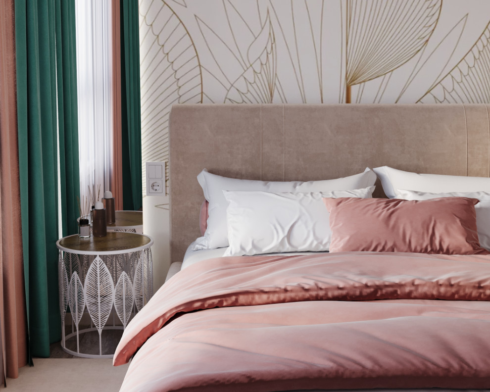 Дизайн проект 3х комнатной квартиры с большой кухней-гостиной