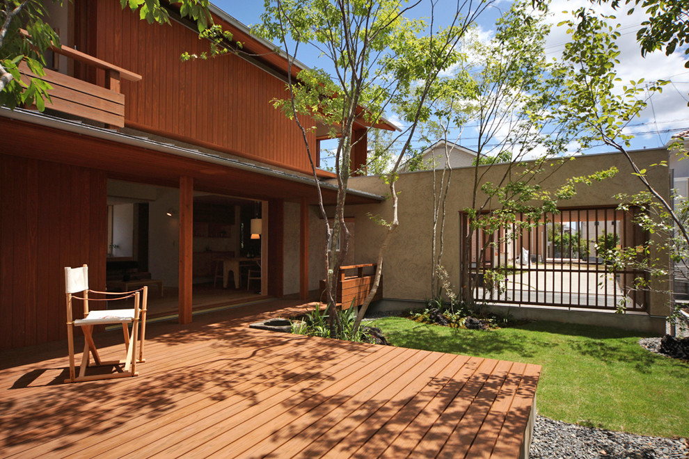 This is an example of a modern garden in Tokyo Suburbs.