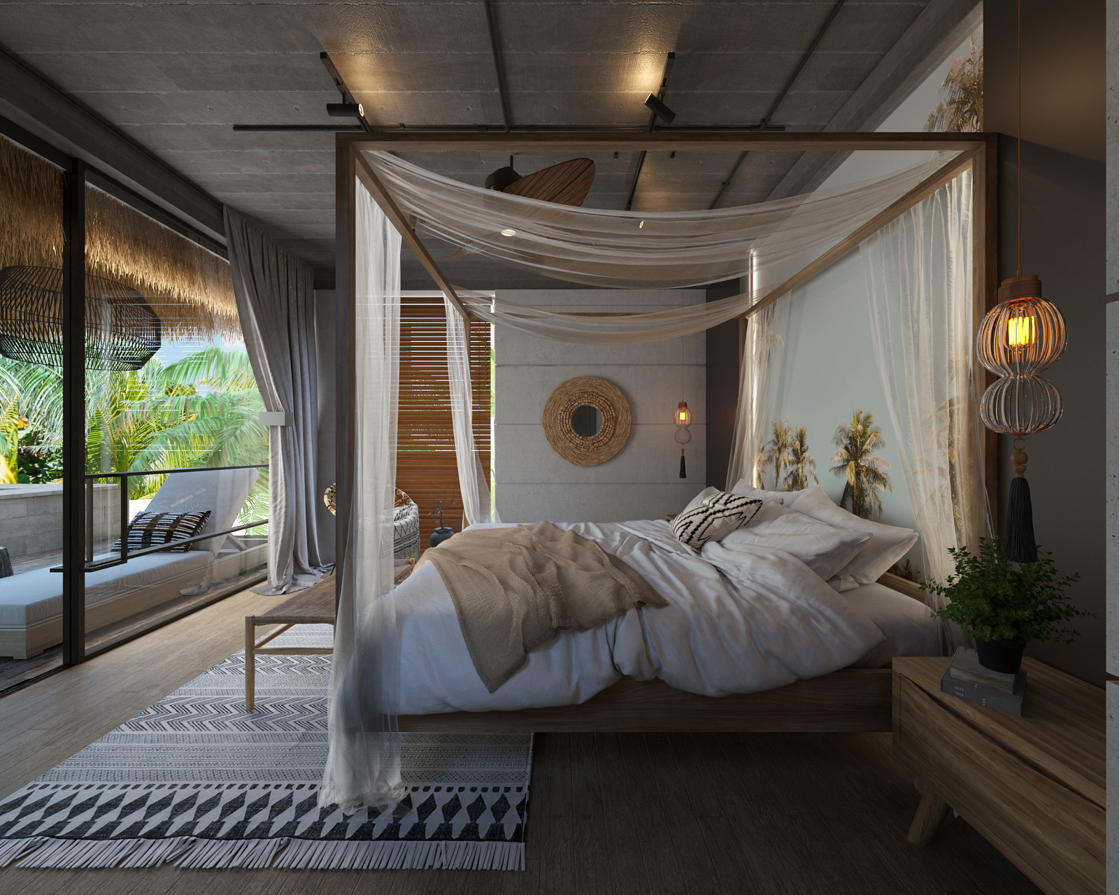 3D modeling and Visualization of the Hotel in Bali