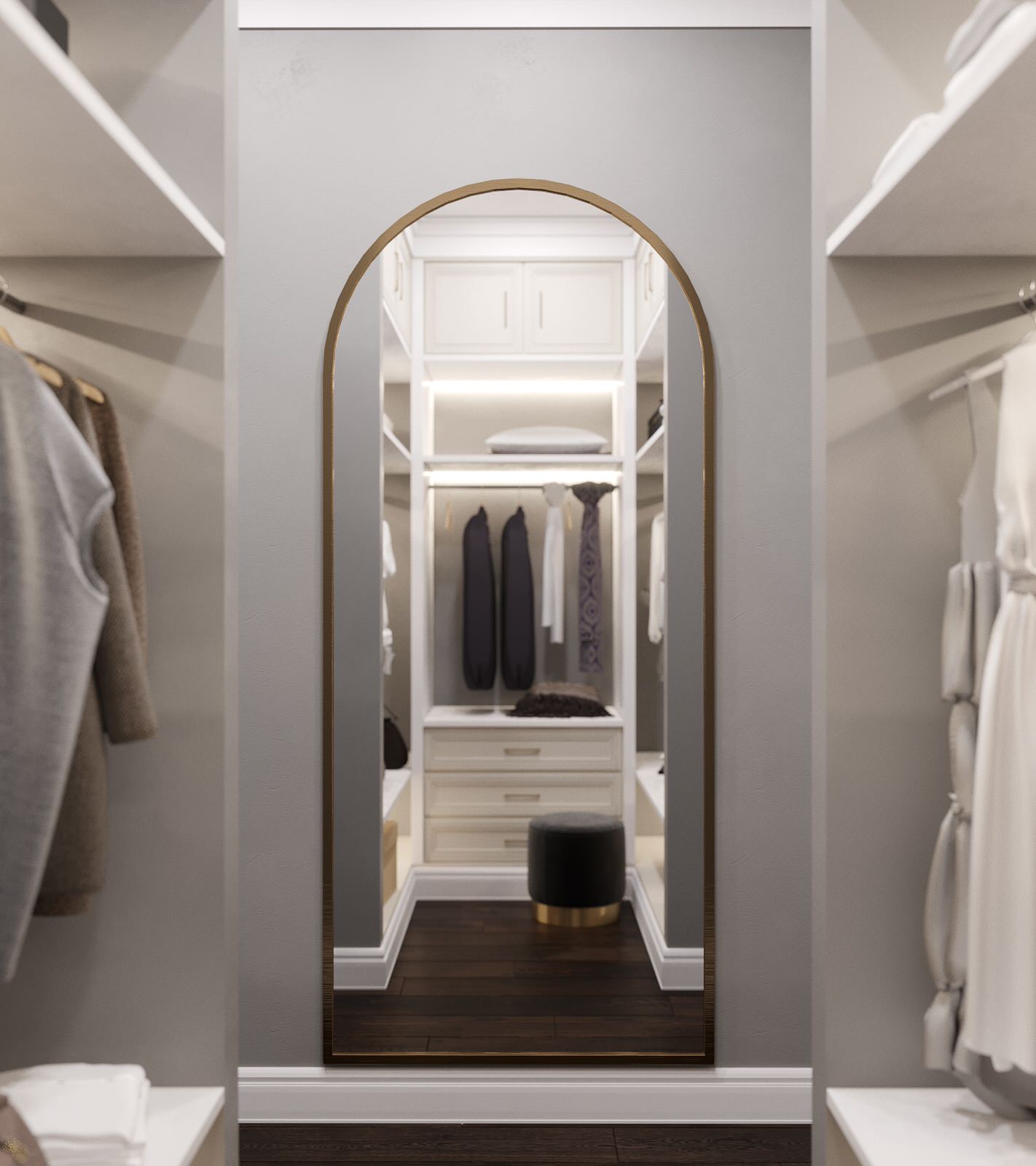 Проект интерьера квартиры в ЖК «Солнечный Олимп»