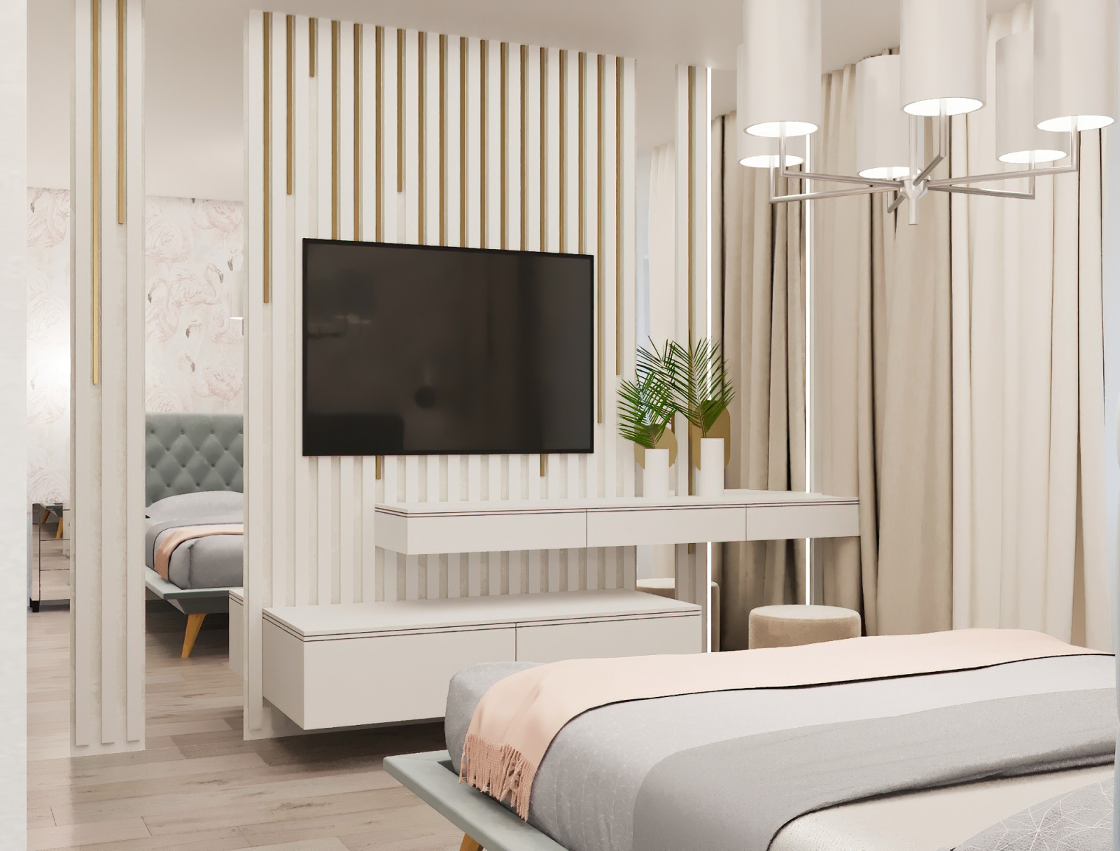 Современные спальни