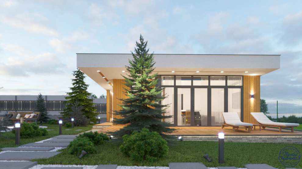 Проект двухэтажного индивидуального дома