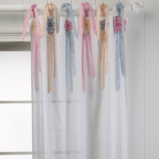 daisy tie top panel traditional-curtains