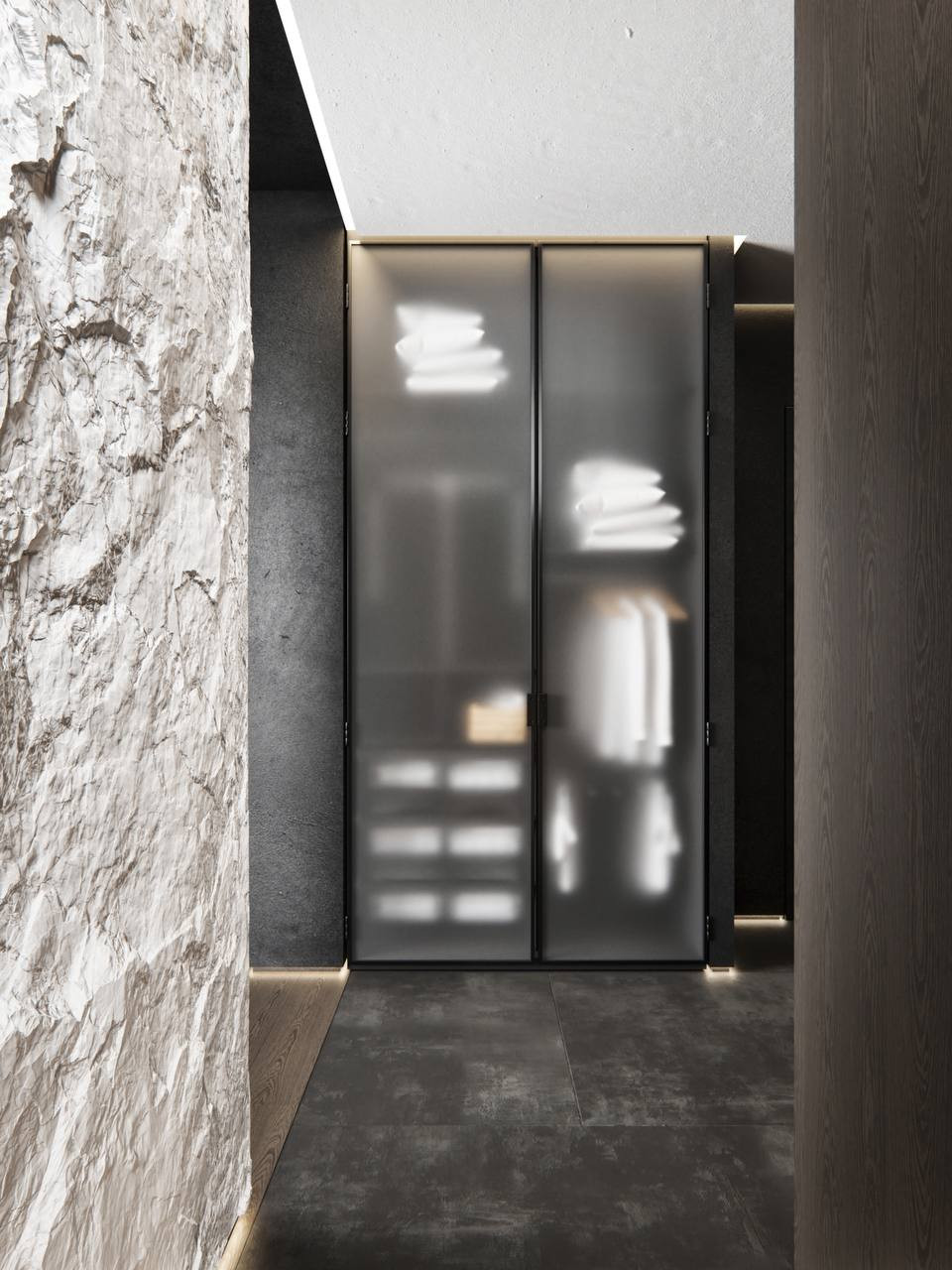 Гардеробная в КП "Лугинино парк"