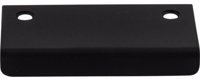 Top Knobs TK103 Tab 3"L Finger Cabinet Pull - Flat Black