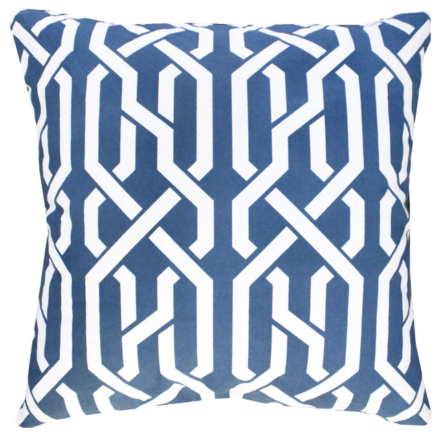 Saint Tropez Cotton Cushion Cover, Blue