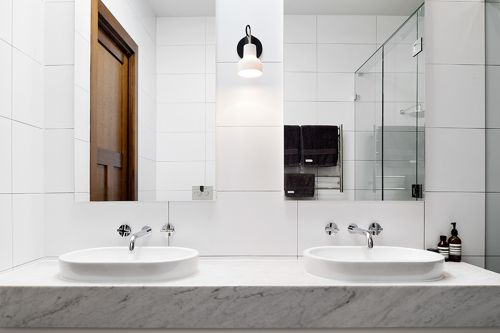 Photo of an industrial bathroom in Melbourne.