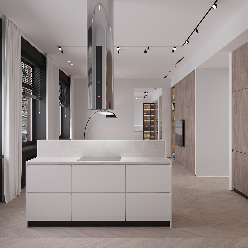 Дизайн интерьера квартиры 160м2 в Хамовниках