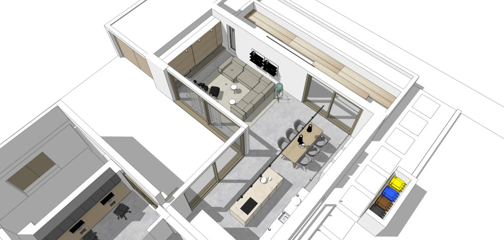 Einfamilienhaus mit Sanierung des Bestands und Erewiterung durch einen Anbau