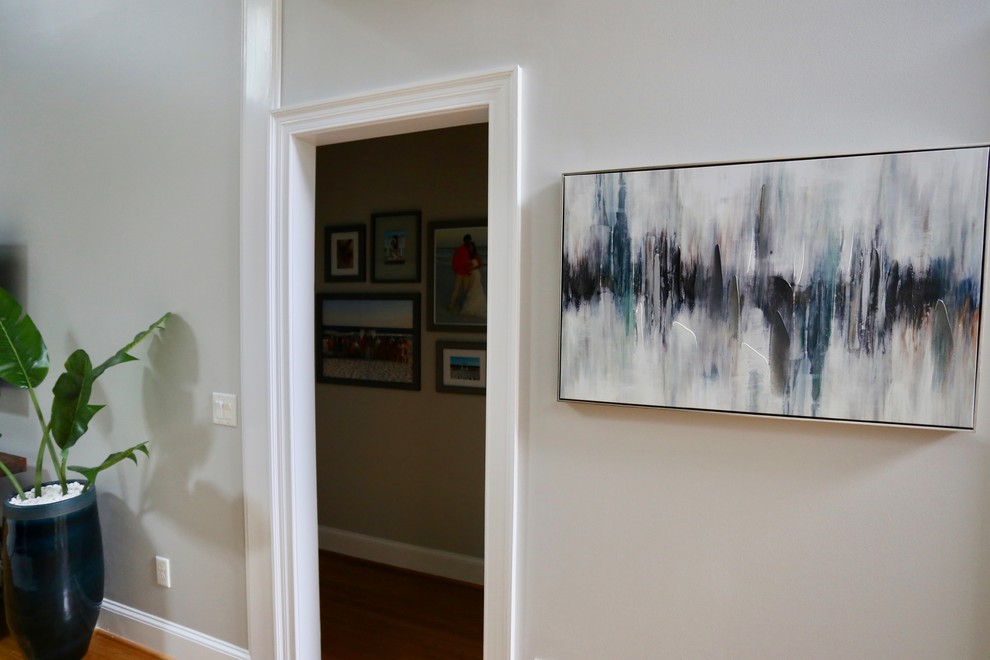 Example of an eclectic hallway design in Other