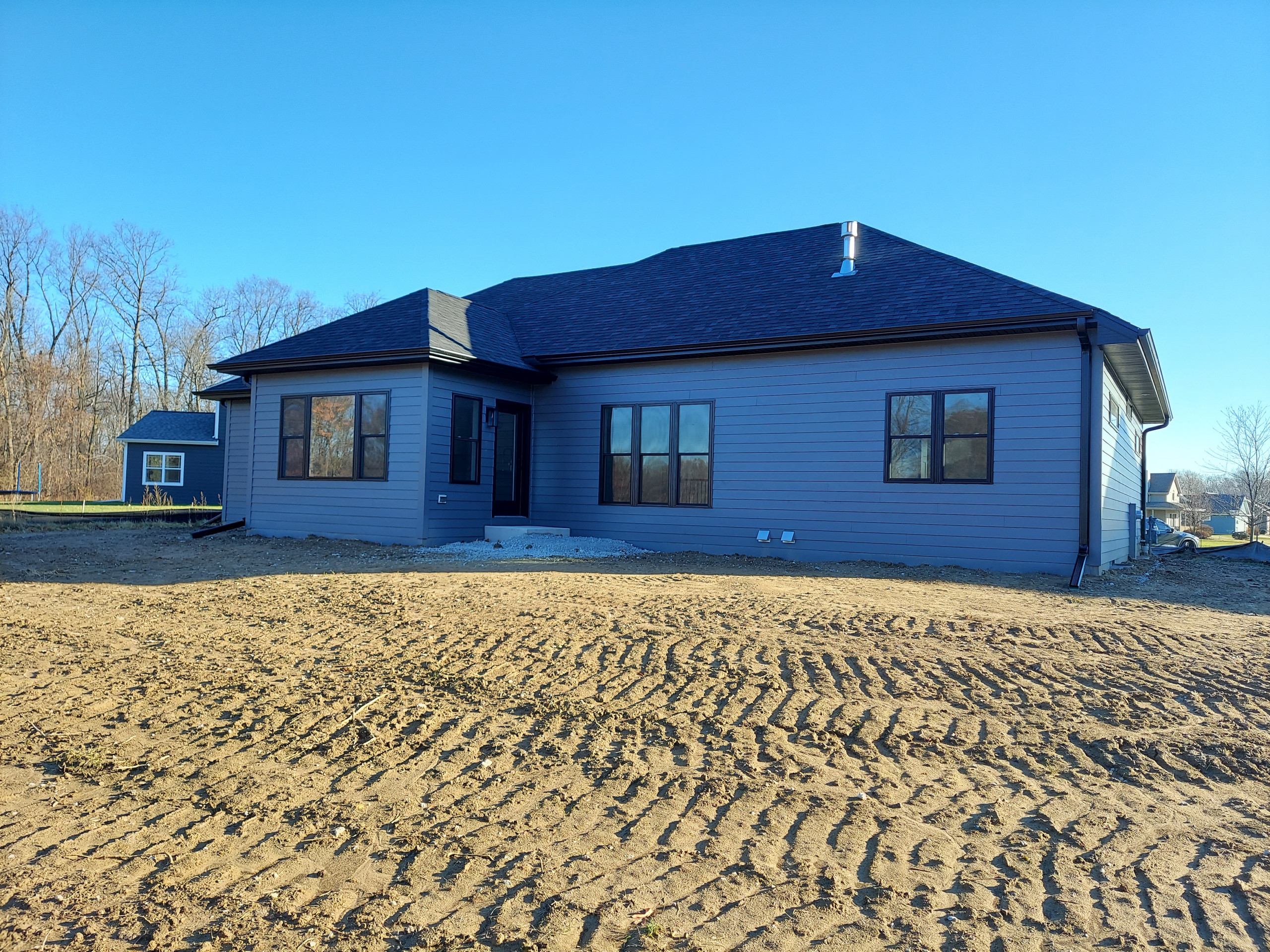 Contemporary New Home Landscape - Mount Pleasant, WI
