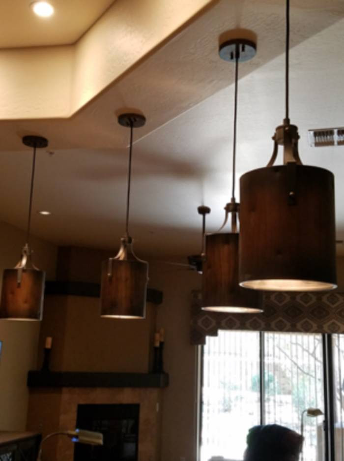 Example of a mountain style kitchen design in Phoenix