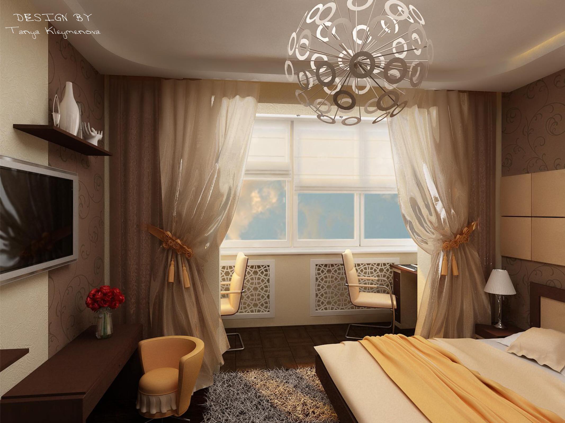 Теплый интерьер для теплых людей