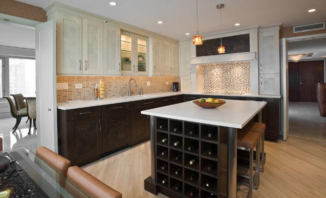 Kitchen - transitional kitchen idea in Seattle
