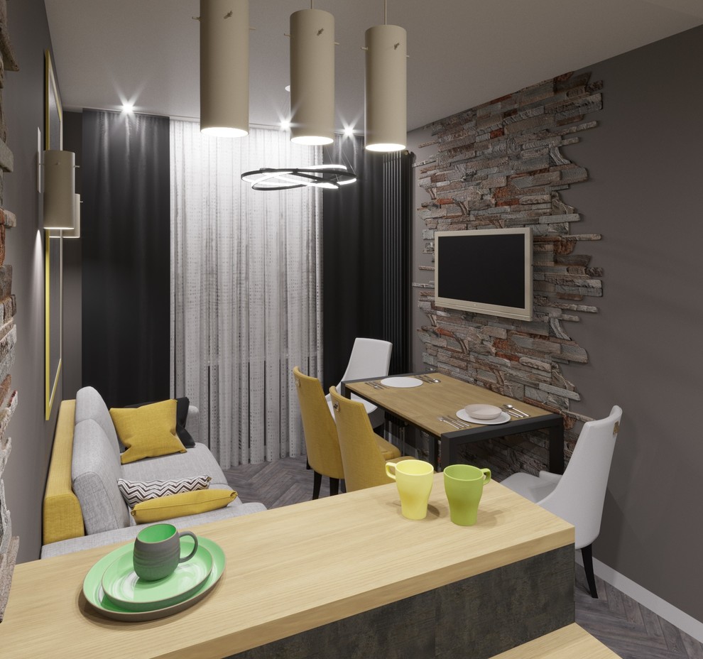 Кухня-гостинная