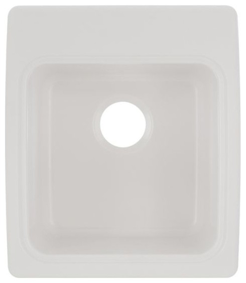 Swan 20x17.25x10.5 Solid Surface Utility Sink, White