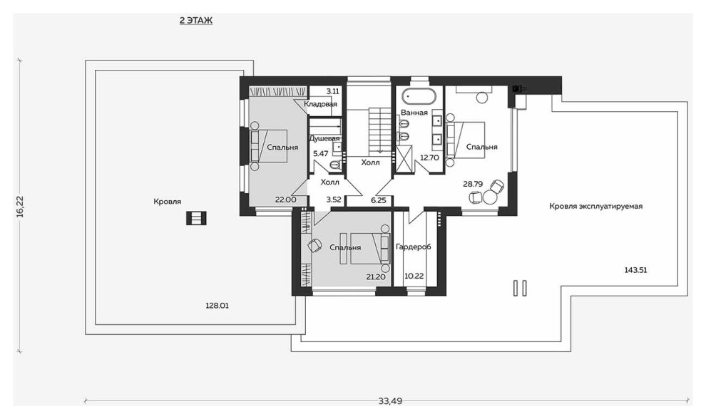 Дом в сосновом лесу