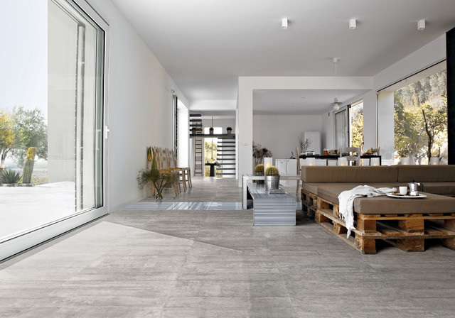 Living Room Porcelain Tiles  Modern  Living Room 