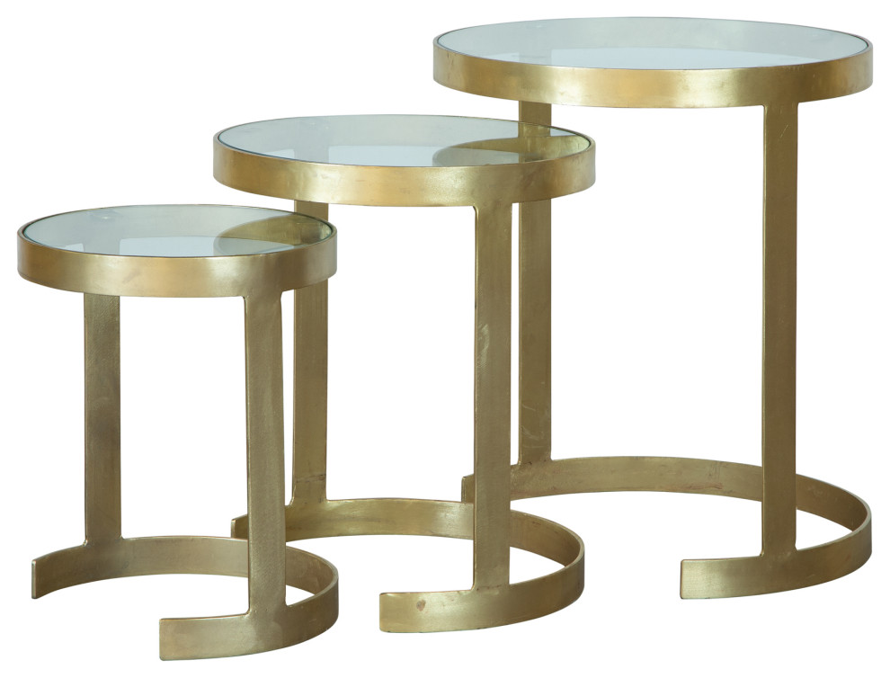 Montague Brass Nest Of Tables
