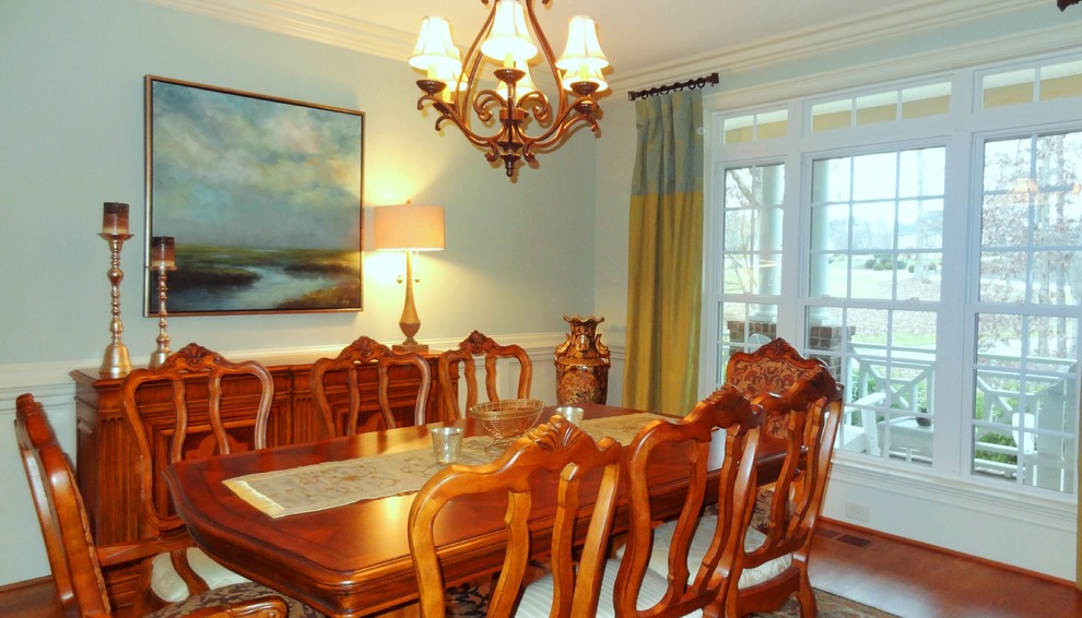 Inspiration for a large transitional kitchen/dining room combo remodel in Other