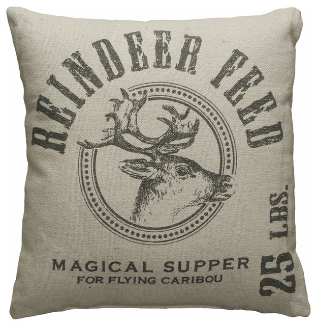 Reindeer Feed Pillow