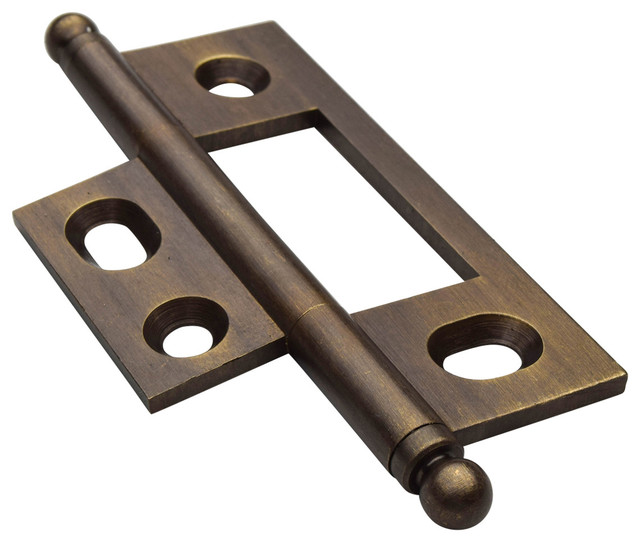 3 Non-Mortise Butt Hinges Oil Rubbed Bronze