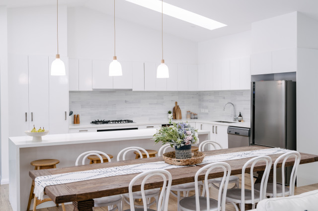 One Mile Beach beach-style-kitchen