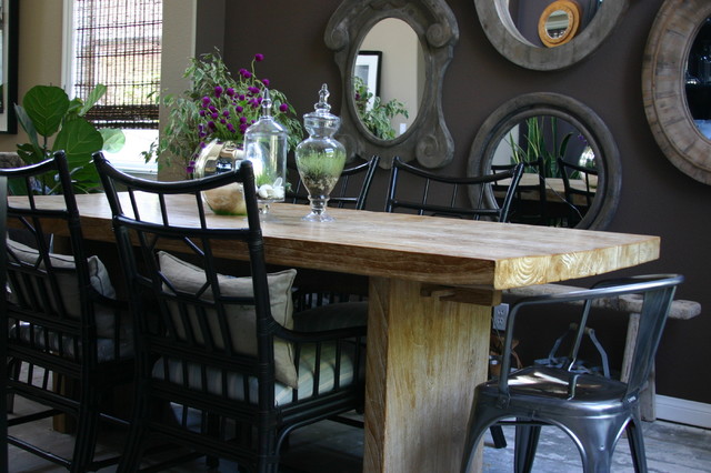 Stylish Responsibility Dining area fusion-dining-room