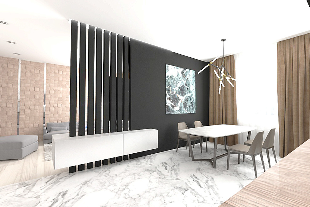 Студия в стиле минимализм