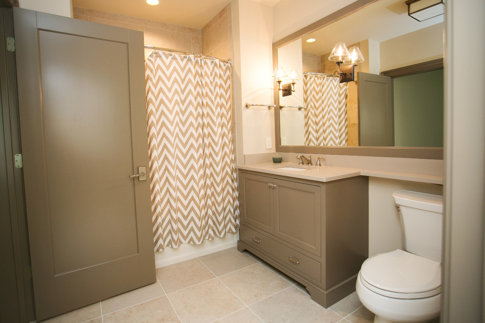 Home design - transitional home design idea in Indianapolis