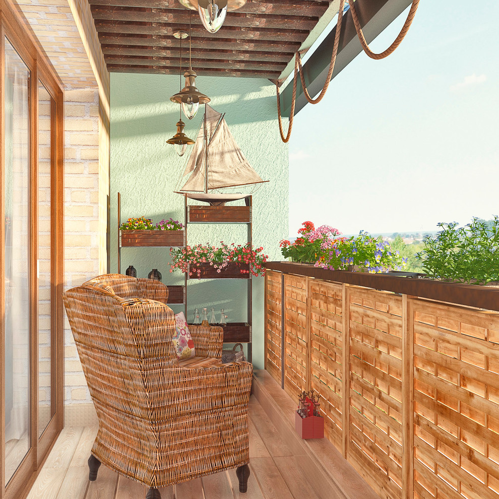 Интерьер трёхкомнатной квартиры. Лофт.