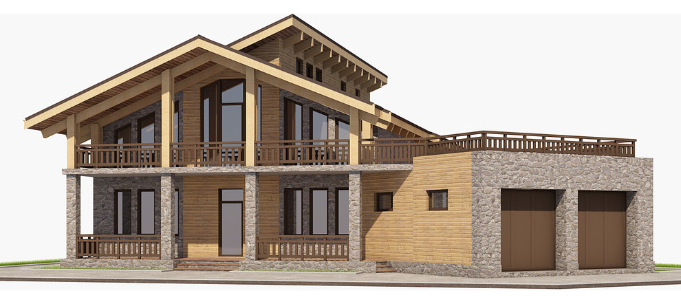 Проект дома в современном стиле