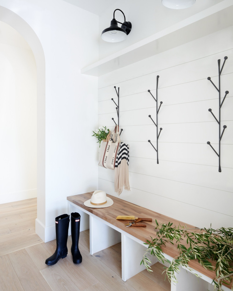 Entryway - transitional entryway idea in Phoenix