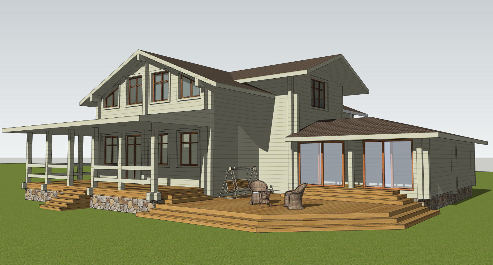 Дом в стиле Provence от компании Русский Запад