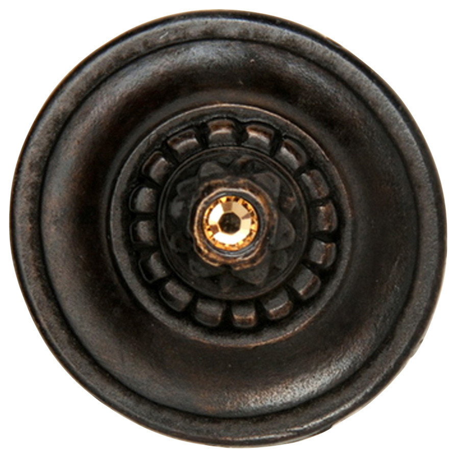 Portobello Road Knobs, Dark Brass Traditional And Drawer