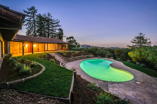California Adobe mediterranean-pool