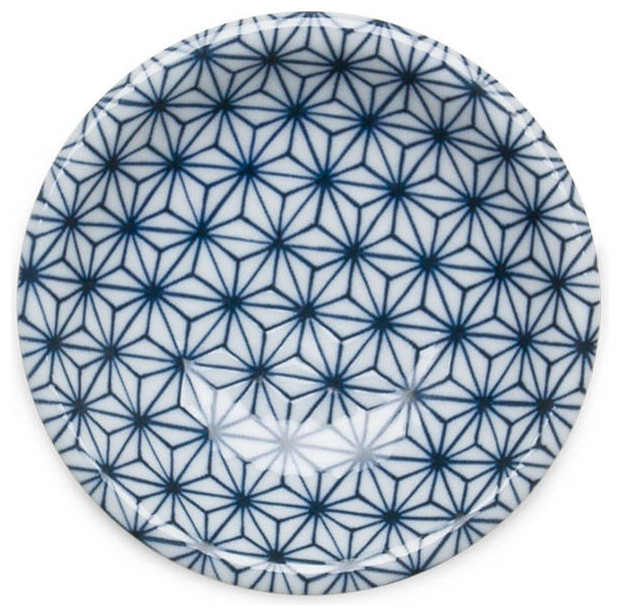 Asanoha Colors 4 75 Dish Contemporary Decorative Plates By