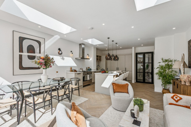 Full Home Renovation. modern-living-room
